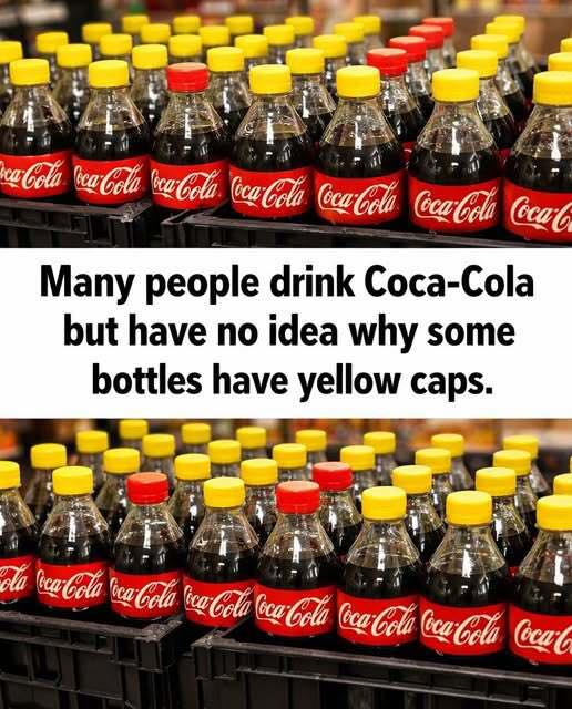 I overheard a woman in the store asking for yellow cap Coca-Colas, saying she would NEVER buy the ones with red caps. What does it mean? She already seemed angry, and I didn’t want to ask her!