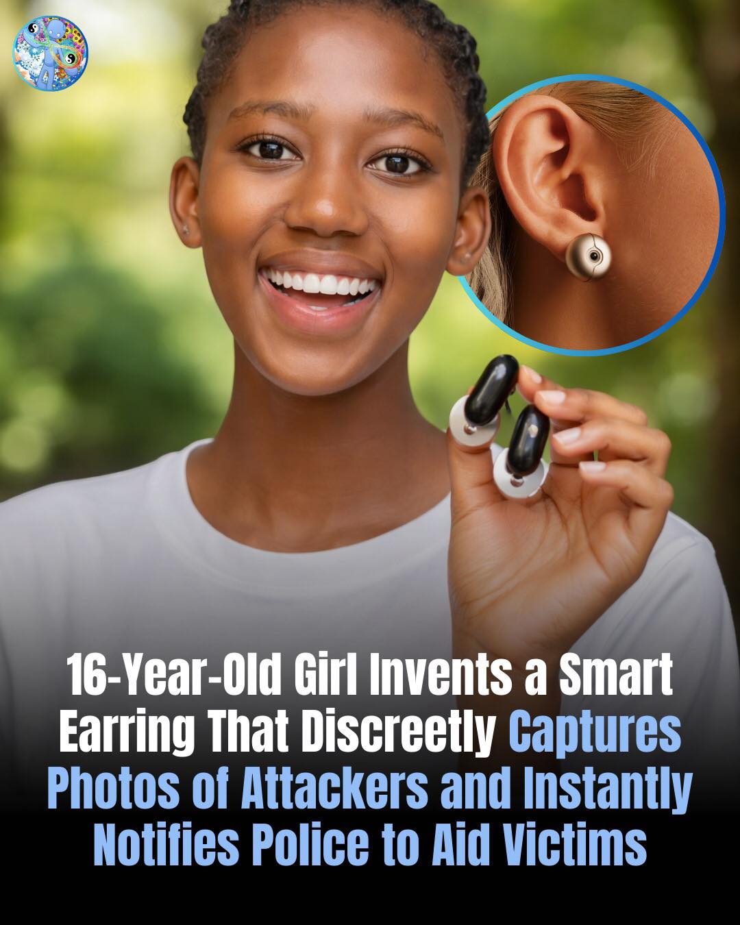 She Built a Life-Saving Device at 16, and It Looks Like an Earring