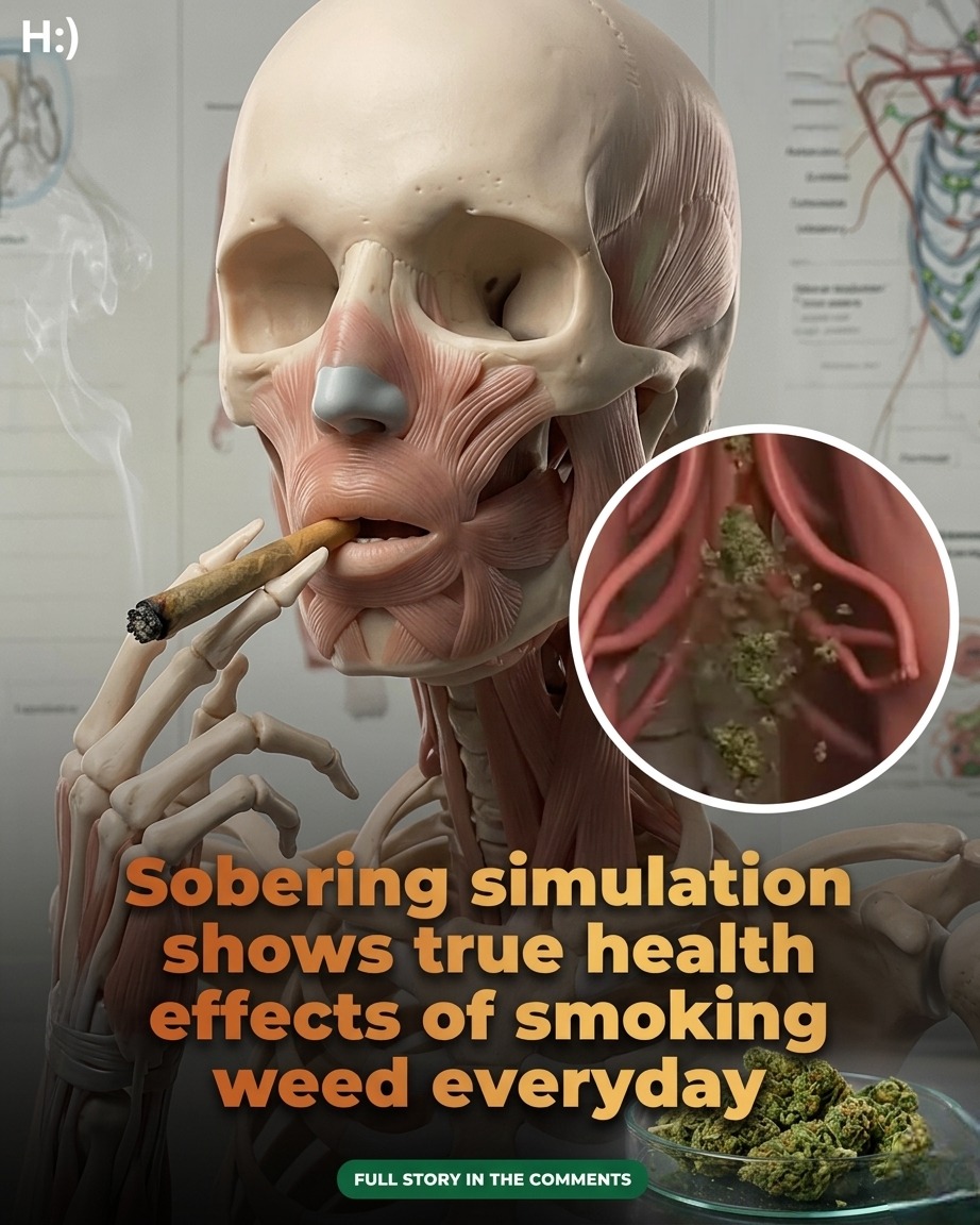 Sobering Simulation Reveals the Real Health Effects of Daily Weed Use—Experts Expose How Frequent Cannabis Consumption Impacts Lungs, Brain, Mood, and Long-Term Wellness, Challenging Common Perceptions, Sparking Debate, and Forcing Millions to Reevaluate Habits, Risks, and Lifestyle Choices in the Wake of Surprising, Eye-Opening Findings That Few Expected