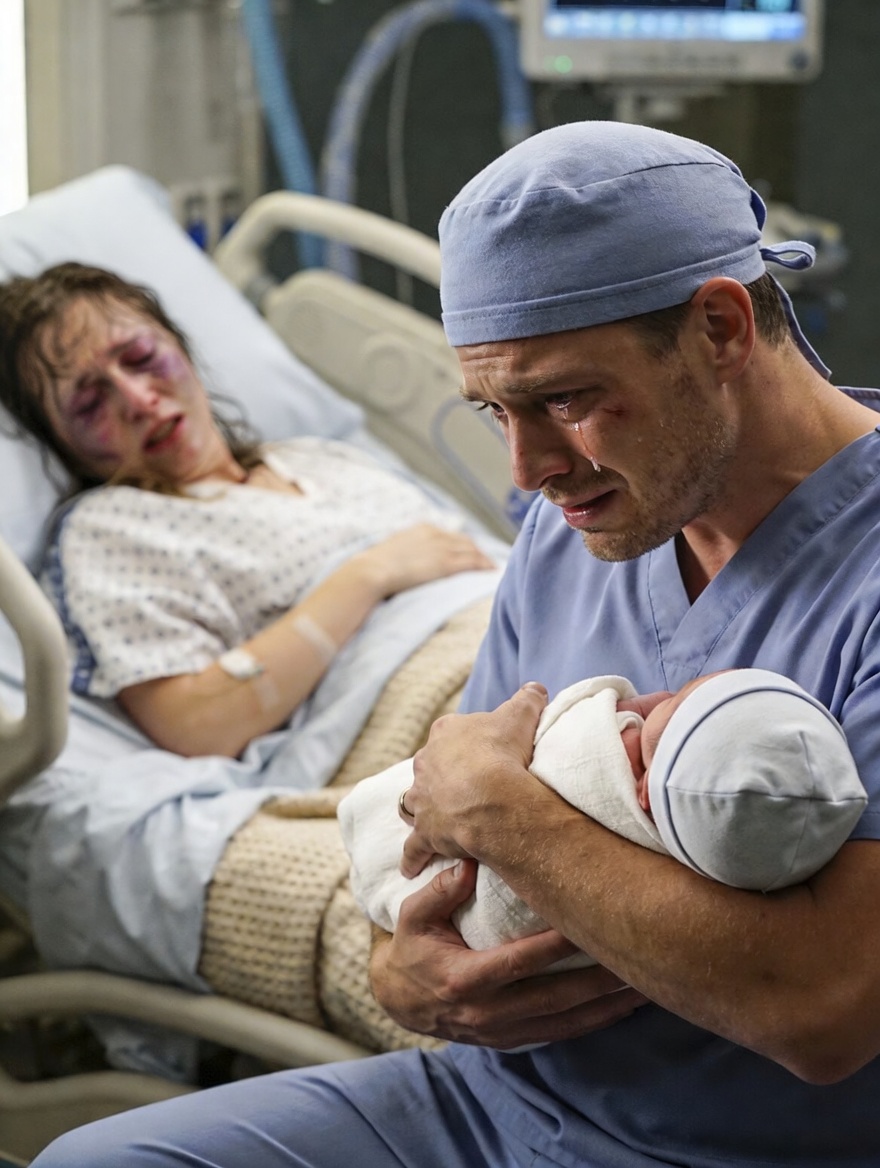 She went to the hospital to give birth, but the doctor burst into tears upon seeing the baby…