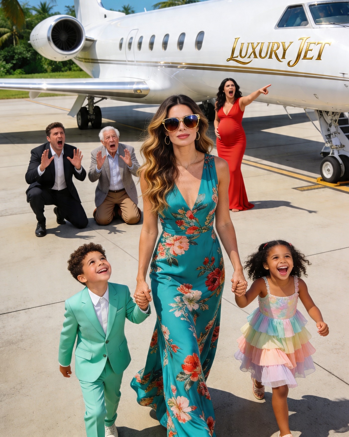 5 minutes after the divorce, I flew abroad with my two kids. Meanwhile, all seven members of my ex-in-law’s family had gathered at the maternity clinic