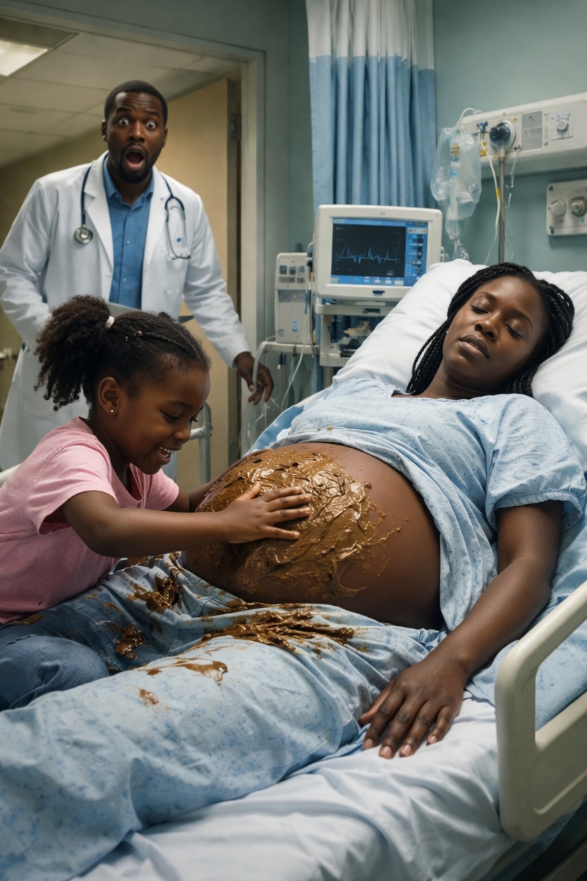 She had been carrying a child while trapped in