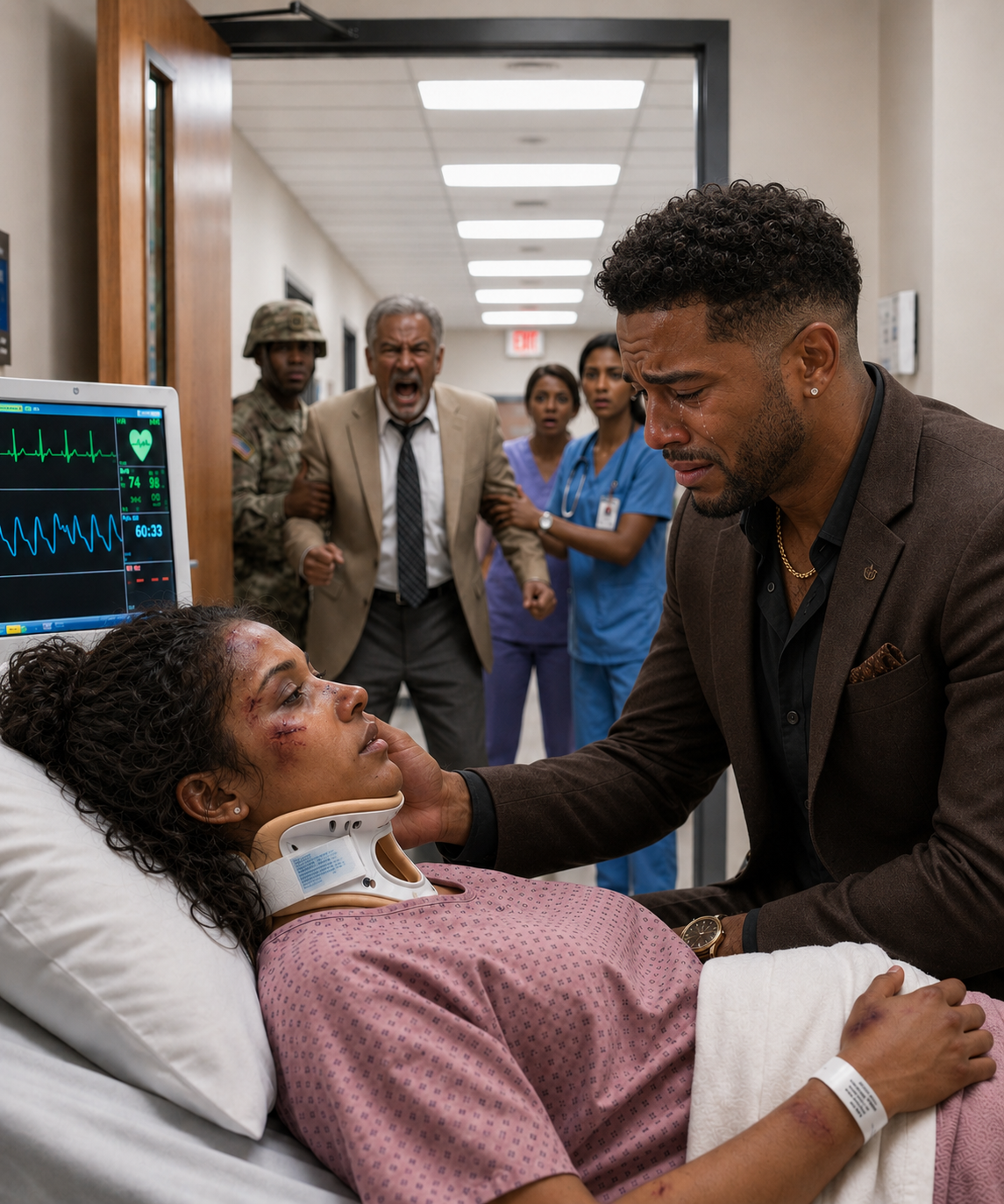 My father-in-law and his eight sons caused my pregnant wife to suffer a devastating injury, and we lost our baby. Then they stood outside her ICU room and told me no one would come because I was “just a soldier.” They were wrong about two things: I’m not “just” a soldier—and I never stand alone.