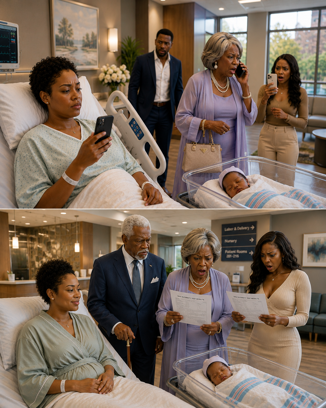 After my car acci:dent, Mom refused to take my six-week-old baby, saying, “Your sister never has these emergencies.” She went on a Caribbean cruise. From my hospital bed, I hired care and stopped the $4,500-a-month support I had paid for nine years—$486,000. Hours later, Grandpa walked in and said…