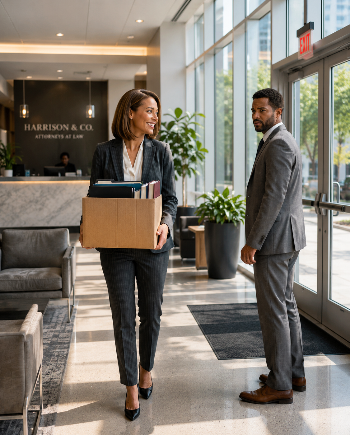 The ceo’s son-in-law quietly fired me at 9:14 am after 19 years, so i walked out with a cardboard box and smiled—because he never thought to ask my maiden name: clara tennant…