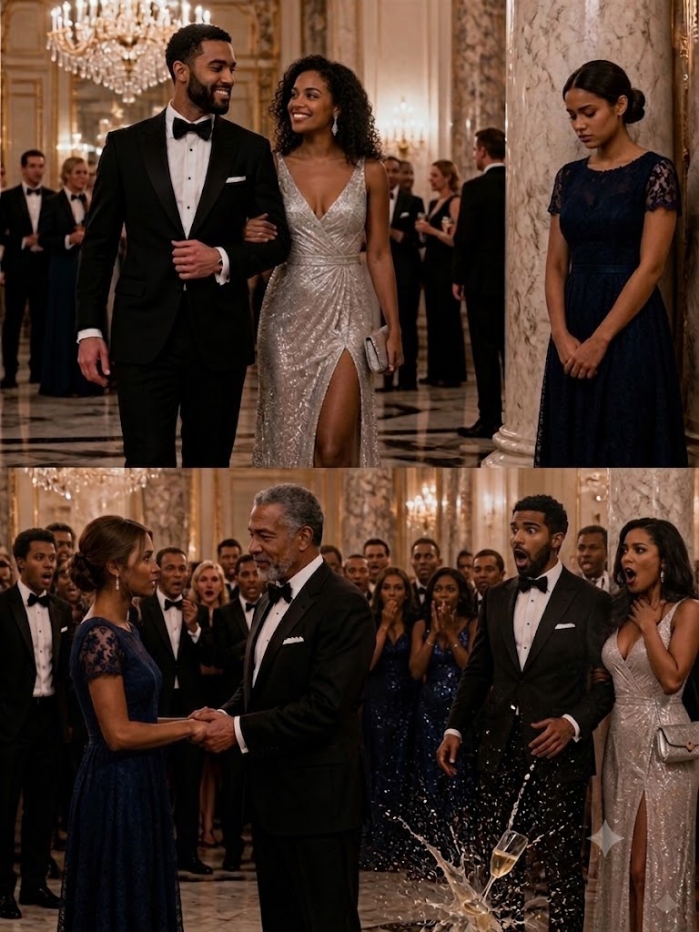 My husband hid me at the party for being embarrassed of my cheap dress… but his career crashed when the billionaire boss recognized my necklace and fell to his knees uncovering 1 30-year secret