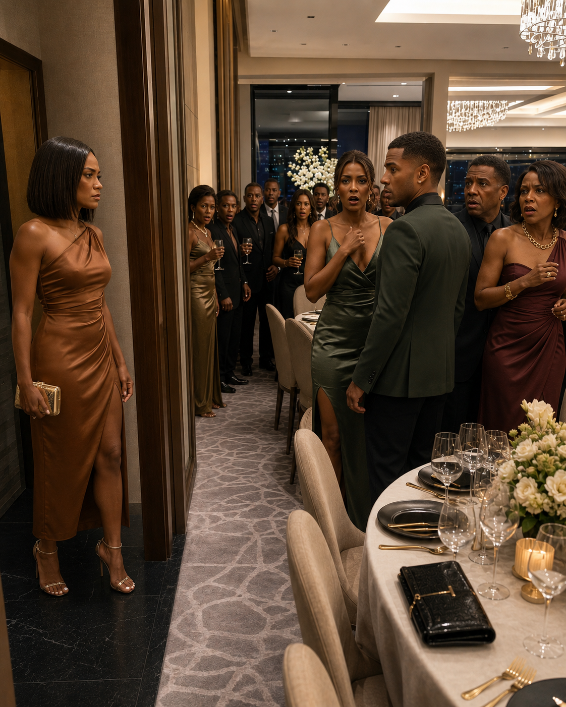 My family told everyone I had failed, then invited me to my brother’s engagement dinner like I was the shame of the room. But when his fiancée finally looked at me, her face went pale……