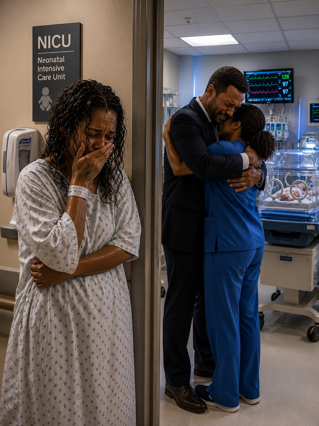 Two days after my C-section, I caught my husband drugging a nurse so he could hand our healthy newborn to his mistress and leave me with a dying baby instead.
