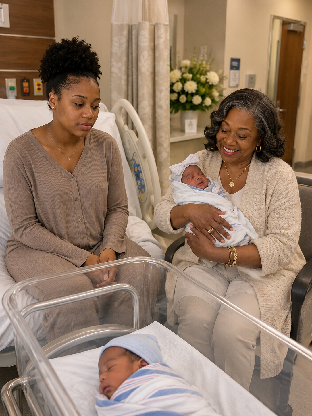 I h:id my career as a judge from my mother-in-law. After my C-section, she stormed in with adoption papers, demanding one twin for her infe:rtile daughter. I clutched my babies and pressed the panic button.