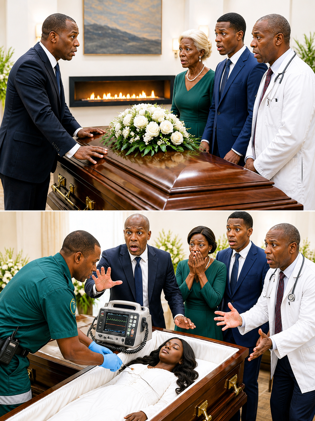 They Were About to Cremate His Pregnant Wife — But When He Opened the Coffin One Last Time, Her Belly Moved… And the Terrifying Family Secret Hidden Inside Shocked Everyone