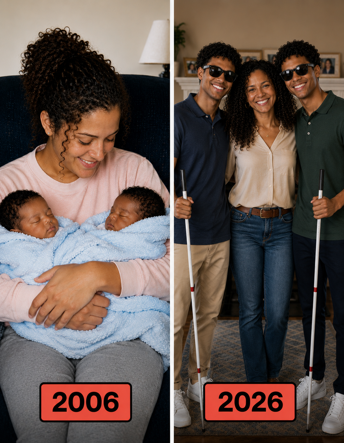 My Husband Left Me When He Learned Our Twins Were Born Blind – 20 Years Later, He Came Back Begging for Help