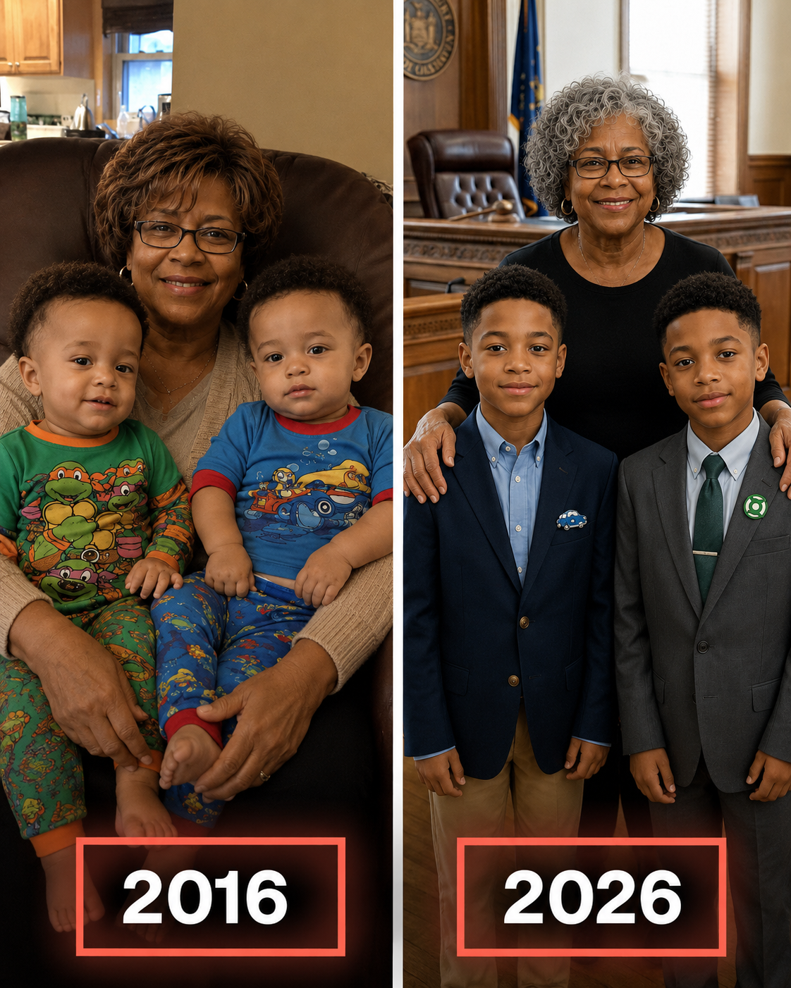 My DIL Demanded Full Custody of My Twin Grandsons after Ignoring Us for 10 Years – What One of the Boys Told the Judge Made the Whole Courtroom Freeze