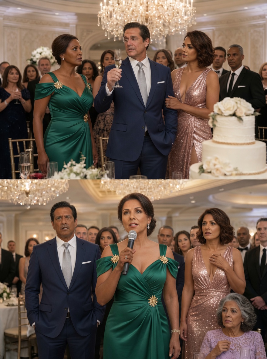 On our wedding anniversary, my husband announced in front of all guests: “25 years is enough. I want someone younger. I want you out of the apartment tomorrow!”