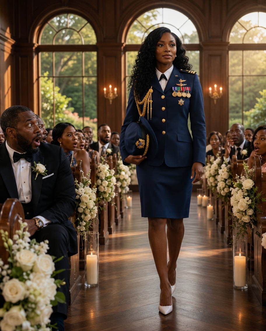 They destroyed her four wedding dresses hours before the wedding out of pure envy, but she arrived at the altar wearing something that made her own bl00d tremble with shame.