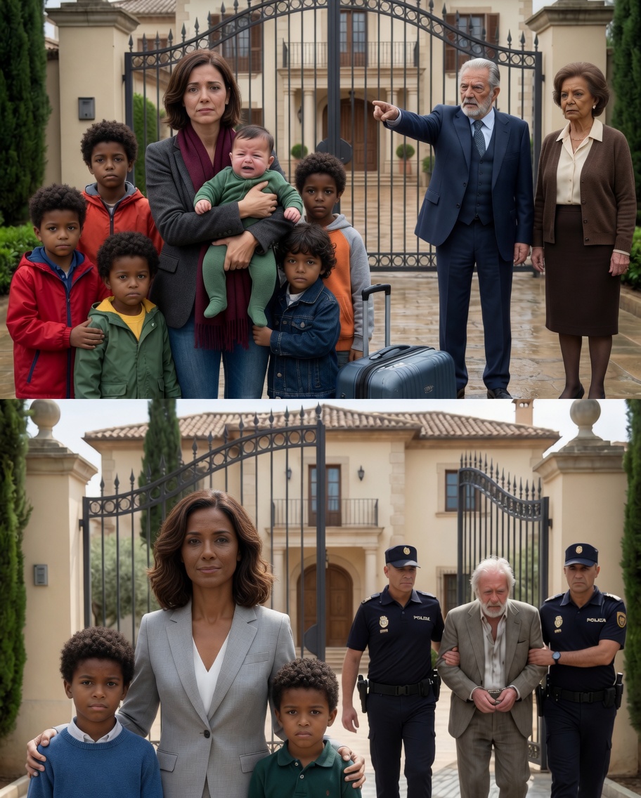 They threw me and my six children out into the rain before my husband’s grave was even dry. My father-in-law pointed at the door and said, “Your husband is d3ad. This house belongs to the family