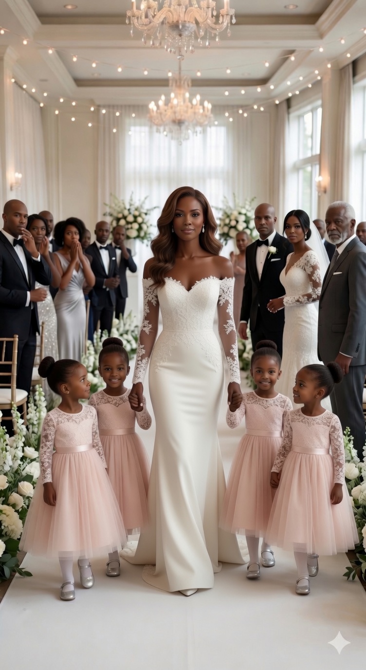 Young Mother Was Paid to Disappear From a Powerful Family Without a Word — But When She Walked Into a Wedding Five Years Later Holding Four Children’s Hands, She Revealed a Truth That Turned Power, Pride, and the Past Completely Upside Down