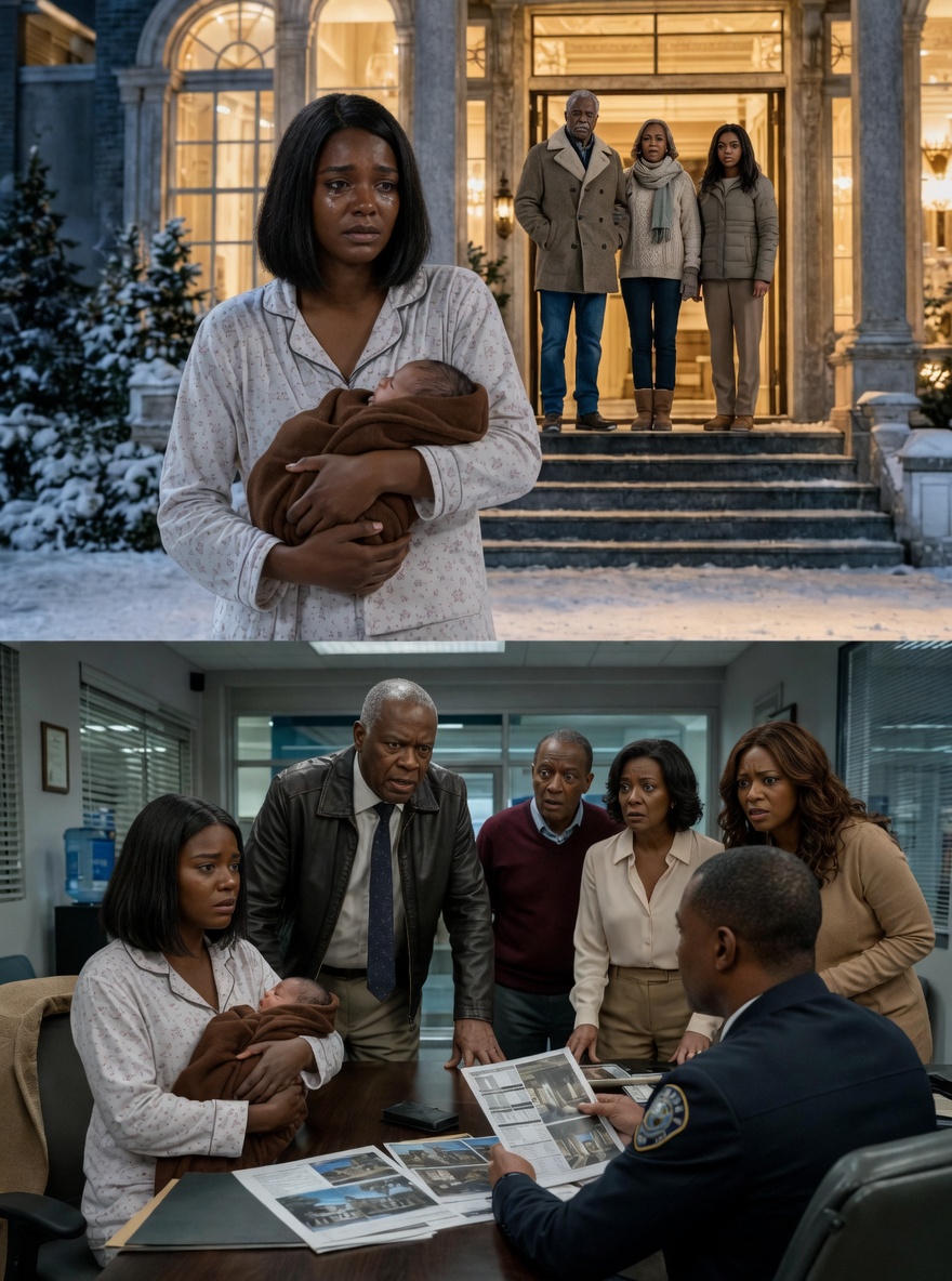 I Walked Through Snow Carrying My Newborn Because My Parents Said We Had Nothing Left — Then My Grandfather Arrived and Asked, ‘Why Isn’t Your Mercedes in the Driveway?’ What We Discovered Next Changed Everything…