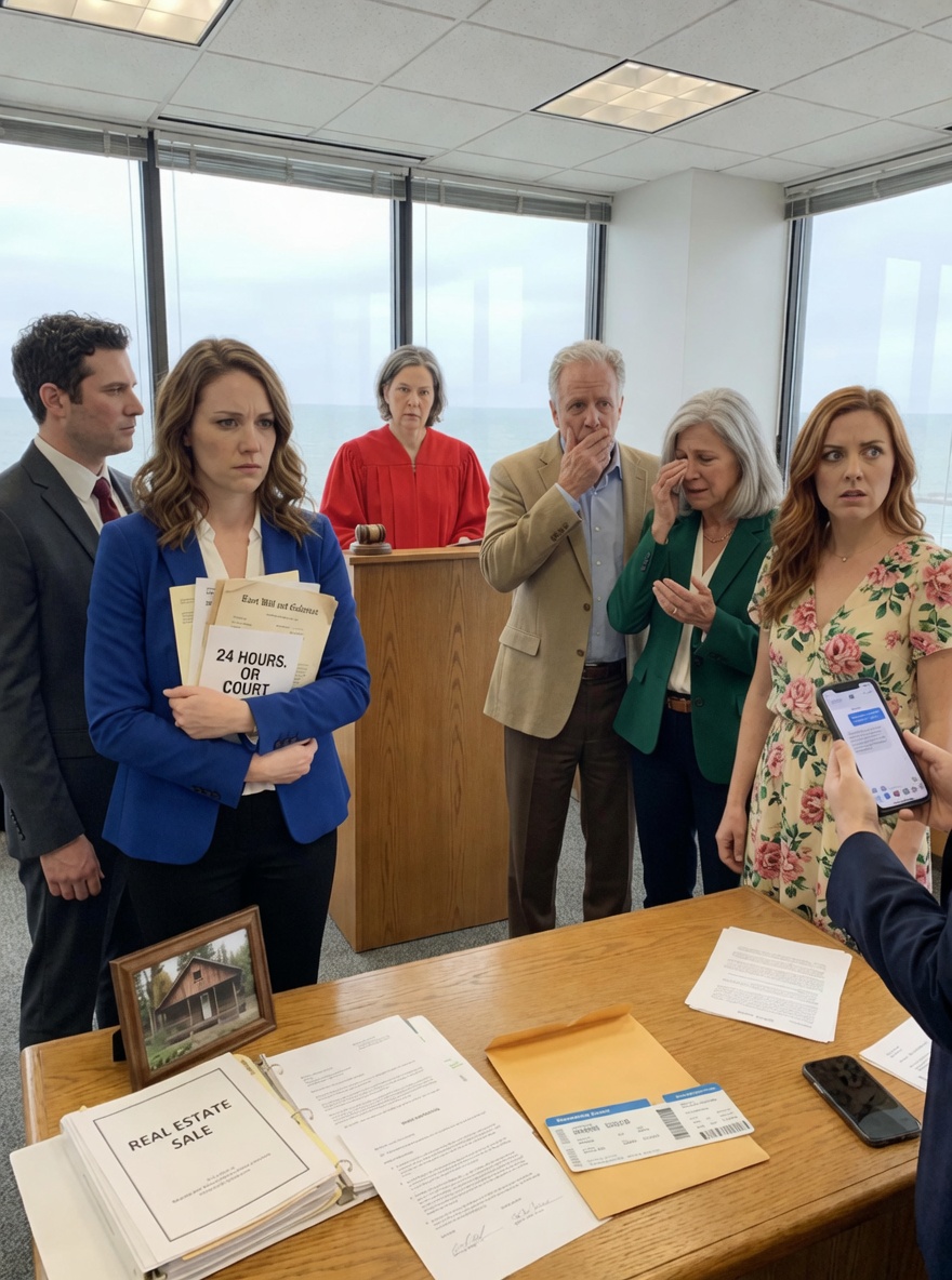 My dad sold the house I inherited. He said: “You don’t need the house.” My sister mocked: “But I needs a vacation.” They paid on their favorite daughter’s vacation… I just laughed. Two weeks later, my lawyer sent one letter for them: “24 hours. Or court.”…