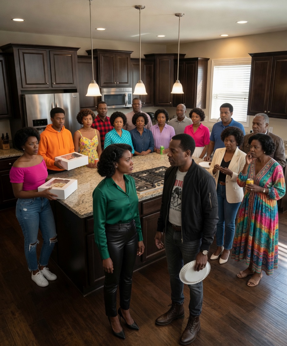 “I said nothing when my husband sneered, ‘From now on, buy your own food—stop living off me!’ So I smiled… and waited. Weeks later, on his birthday, he packed our house with 20 hungry relatives expecting a free feast. But the second they ru