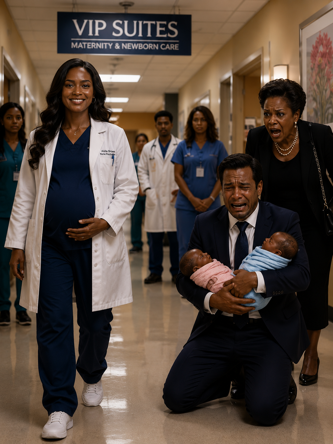 6 months after my divorce, my ex-mother-in-law still came to my hospital to hullimate me. She showing off newborn twins like trophies. “My son left his infertile wife for someone who actually matters,” she sneered, proudly admitting her son’s affair.