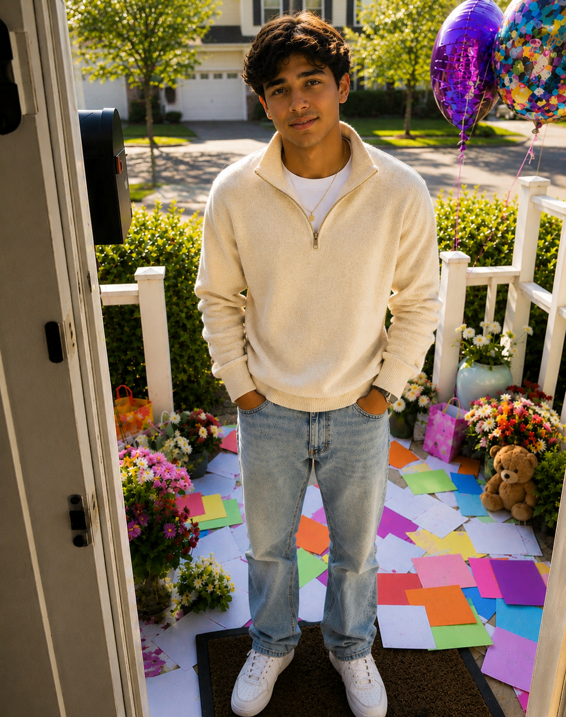 After My Daughter Broke Her Leg at School, Her Classmates Filled Our Porch with Cards – Then One Boy Stayed Behind and Said He Knew the Truth About What Happened to Her