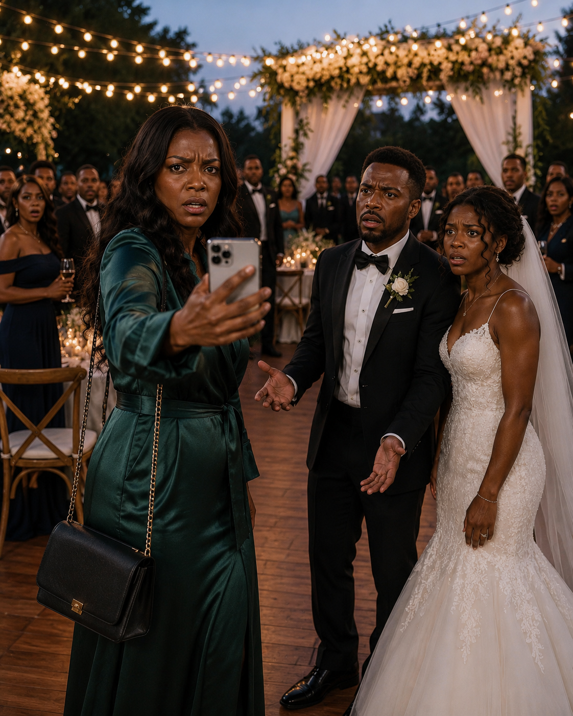 I came home two days early, expecting to surprise my boyfriend—only to find my backyard glowing with wedding lights. My best friend stood in a white dress, holding his hands beneath an arch built with flowers I had chosen.