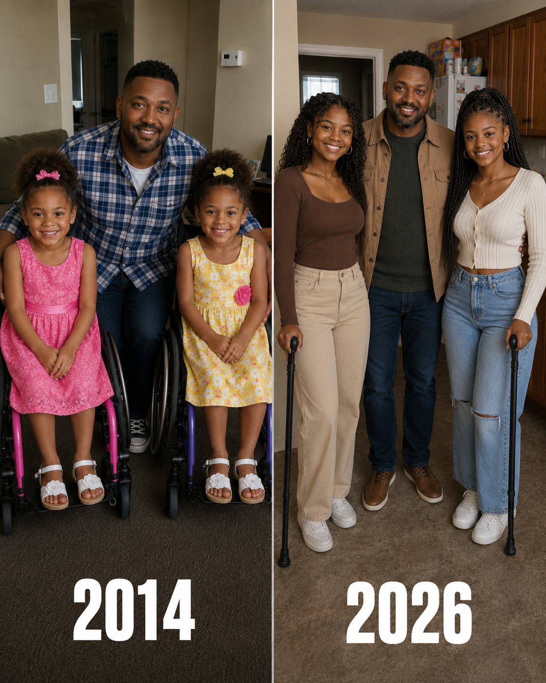 I Raised My Wheelchair-Bound Twin Daughters Alone After Their Mom Walked Out When They Were Six – On Father's Day, 12 Years Later, They Said, 'Dad, Please Don't Be Mad, but We've Been Hiding Something from You'
