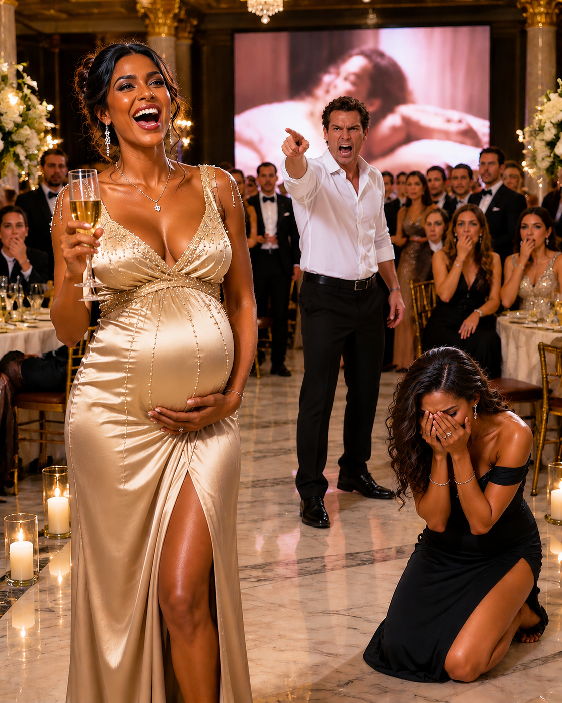 At My $10 Million Mansion Housewarming Party, I Found My Fiancé and My Young Stepmother in My Bed. Then He Locked the Door, Tossed Legal Papers on the Dresser, and Said, “The Game Is Over.”