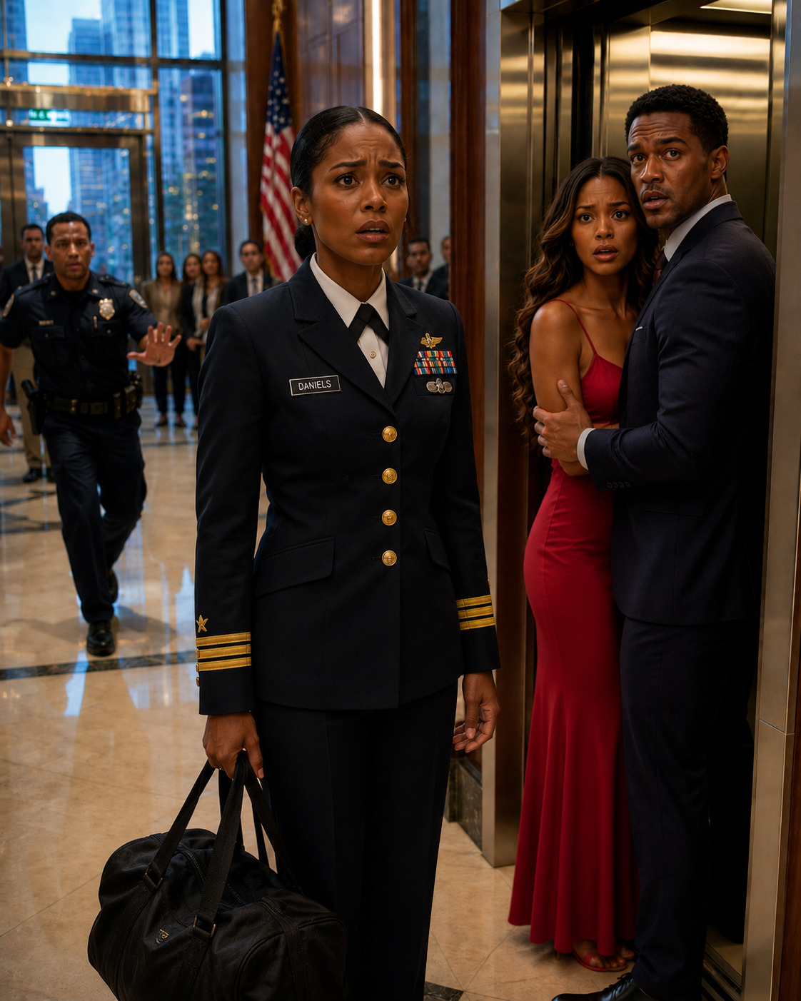 I Drove 3 Hours to Surprise My Husband—But the Guard Said “His Wife Is Upstairs,” Then I Saw Another Woman Wearing My Military Pendant…
