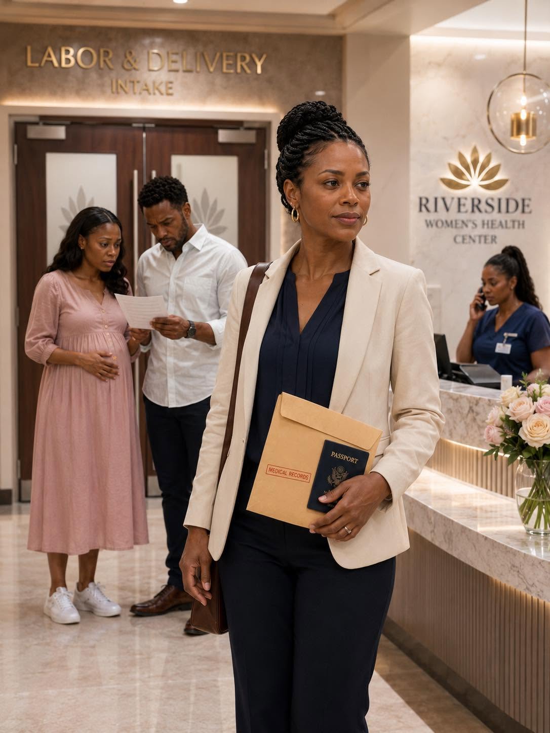 Eight minutes after our divorce was finalized, Bradley smiled like I had lost everything. He tossed the pen onto the mediator’s desk and said, “There’s nothing to divide.” His family was already at a private clinic, waiting to celebrate the ultrasound of the woman he chose over us. So I placed the penthouse keys beside the paperwork, pulled two passports from my purse, and said, “You’re right. I won’t interfere with your new life.” But the folder waiting in the car told a very different story.