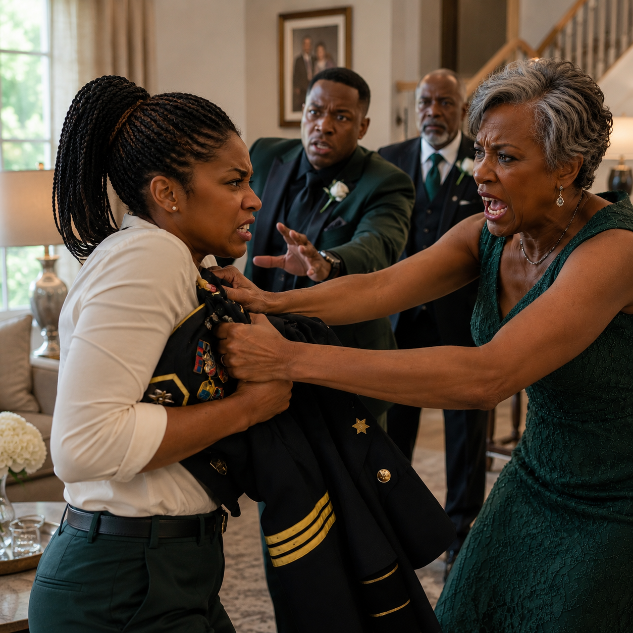 YOU'RE NOT WEARING THAT TO THE WEDDING.” My family had spent days arguing about a uniform they wished would stay hidden. They were so focused on appearances that they never considered what might happen if someone important recognized what those medals actually meant. Minutes later, the entire reception was staring at me.