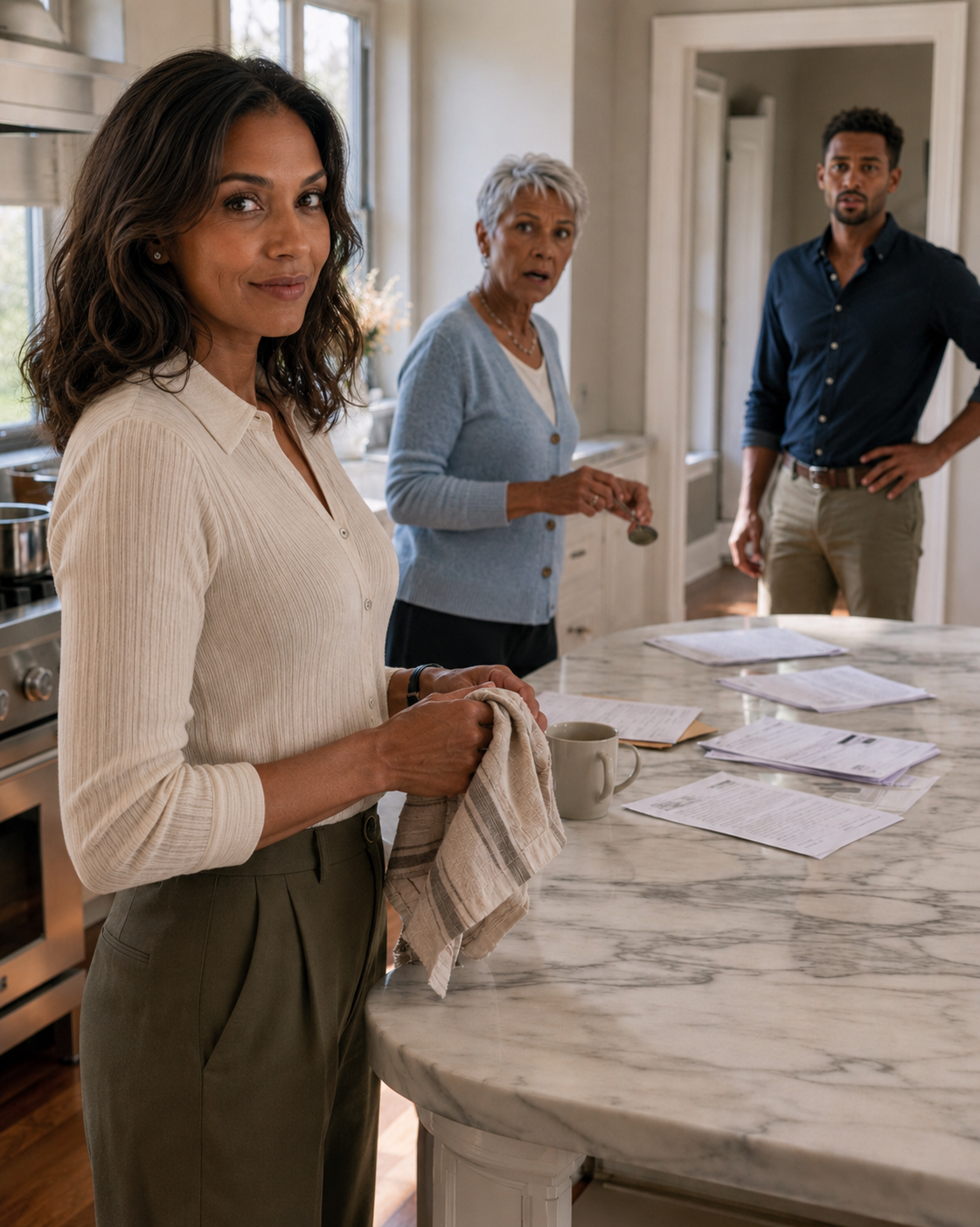 In the second month of our marriage, my mother-in-law said, “Since you live in the family house, you should pay all the bills.” I smiled and answered, “Then I’ll move back to the house I bought before we got married.” My husband turned pale and asked, “What house?”