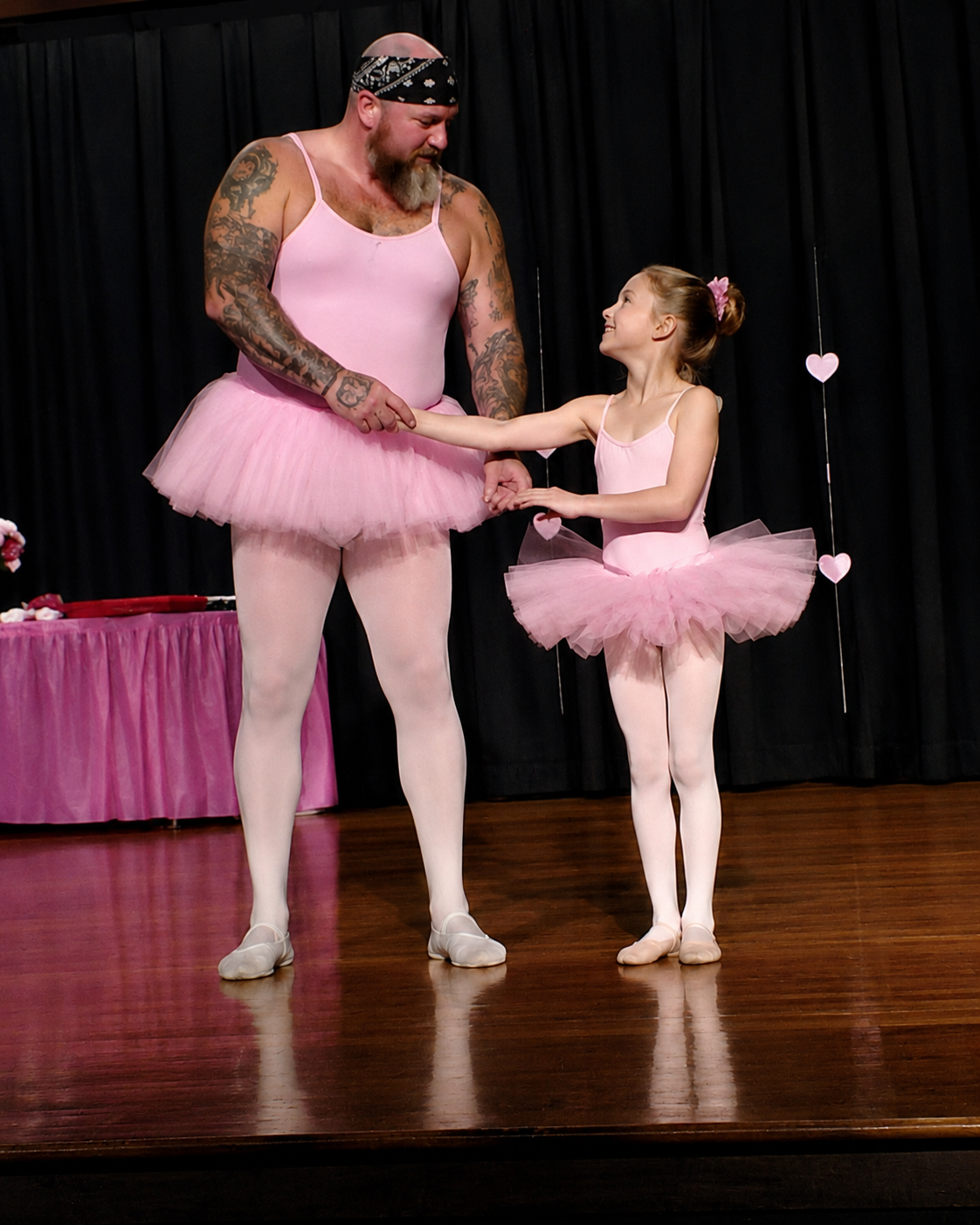 Biker Dad Performs on Stage With His Sick Daughter at School – The Next Day, His Motorcycle Club Shows up at His House