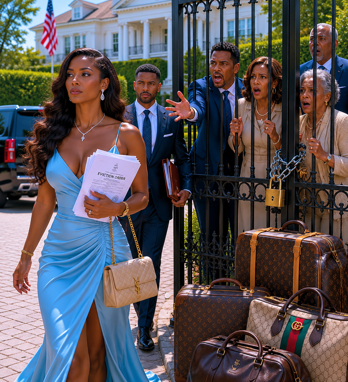 Minutes After the Divorce, My Ex-Husband’s Mother Showed Up With Two Moving Trucks and Declared, “Open the Gate, This Mansion Belongs to Us Now”—But the Empty House, the Locked Gates, and My Attorney Erased Her Smile