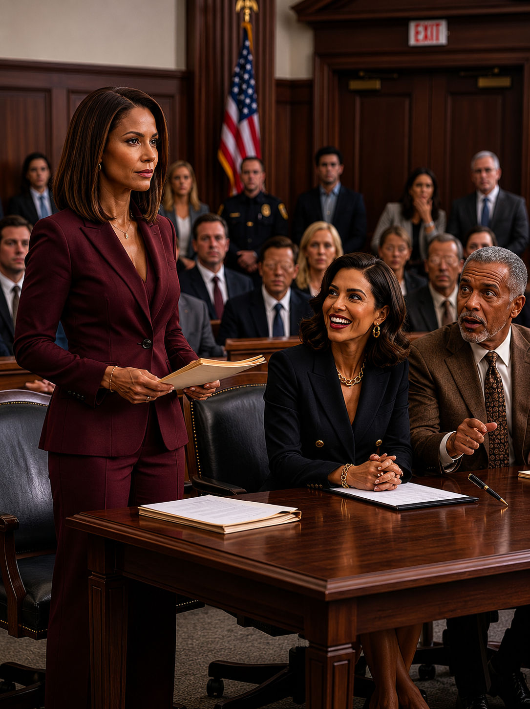 My sister laughed outside the courtroom and called me “legally stupid” while her lawyer stood beside her smiling confidently.