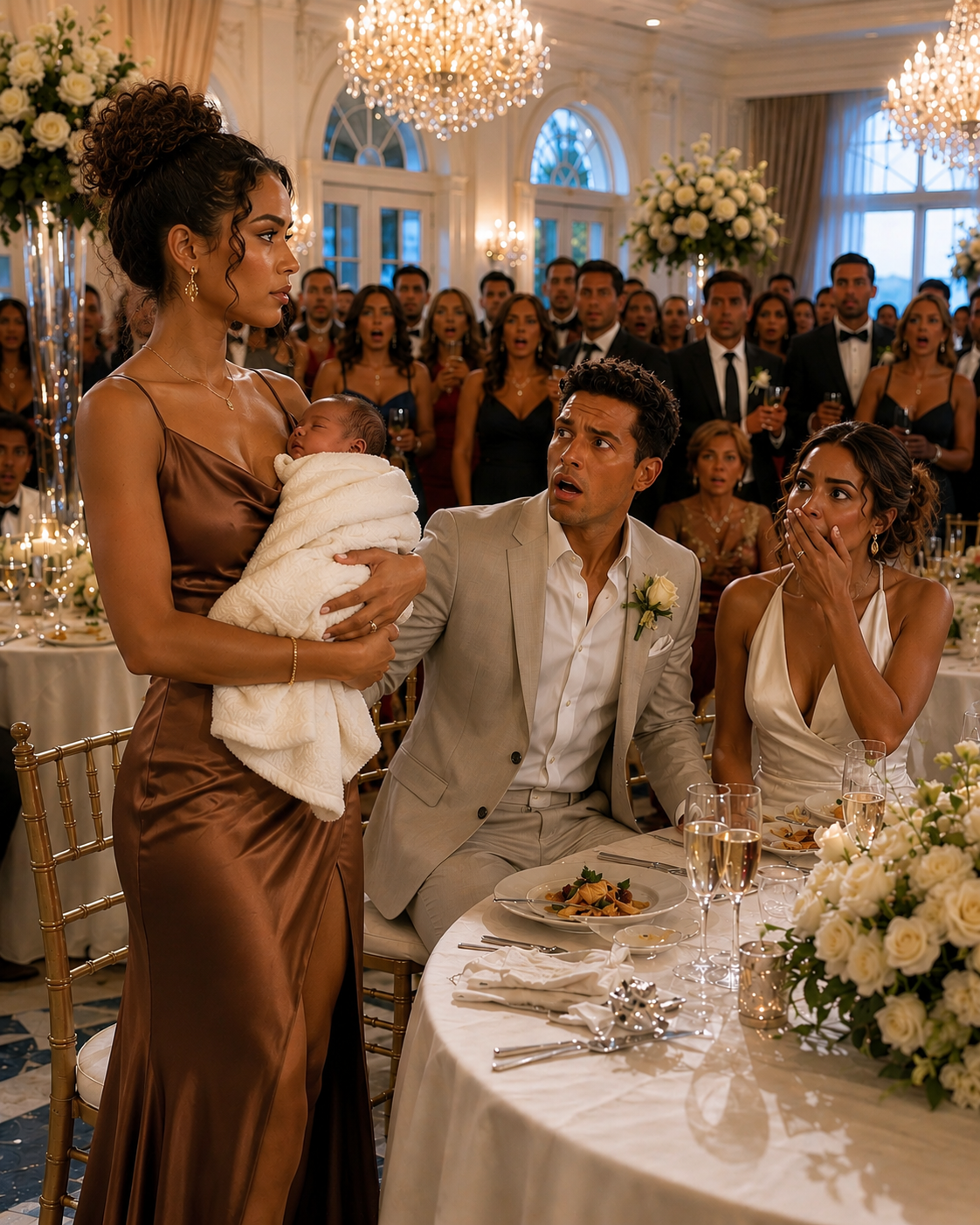 Eight months after the divorce, my phone buzzed with his name. “Come to my wedding,” he said, smug as ever. “She’s pregnant—unlike you.” I froze, fingers tightening around the hospital sheet.