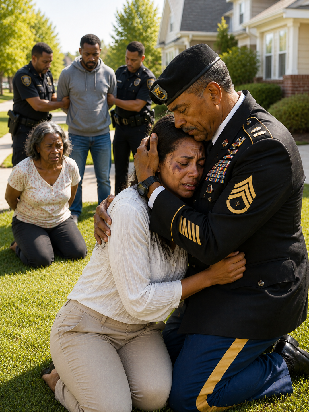 My daughter gasped, “Dad, help,” right before the call went completely dead. I tore down the highway at 100 mph, heading straight for her in-laws’ mansion. When I arrived, my son-in-law was blocking the porch, gripping a baseball bat with a smirk on his face. “This is a private family matter,” he said coldly. “Your daughter had to be disciplined.”