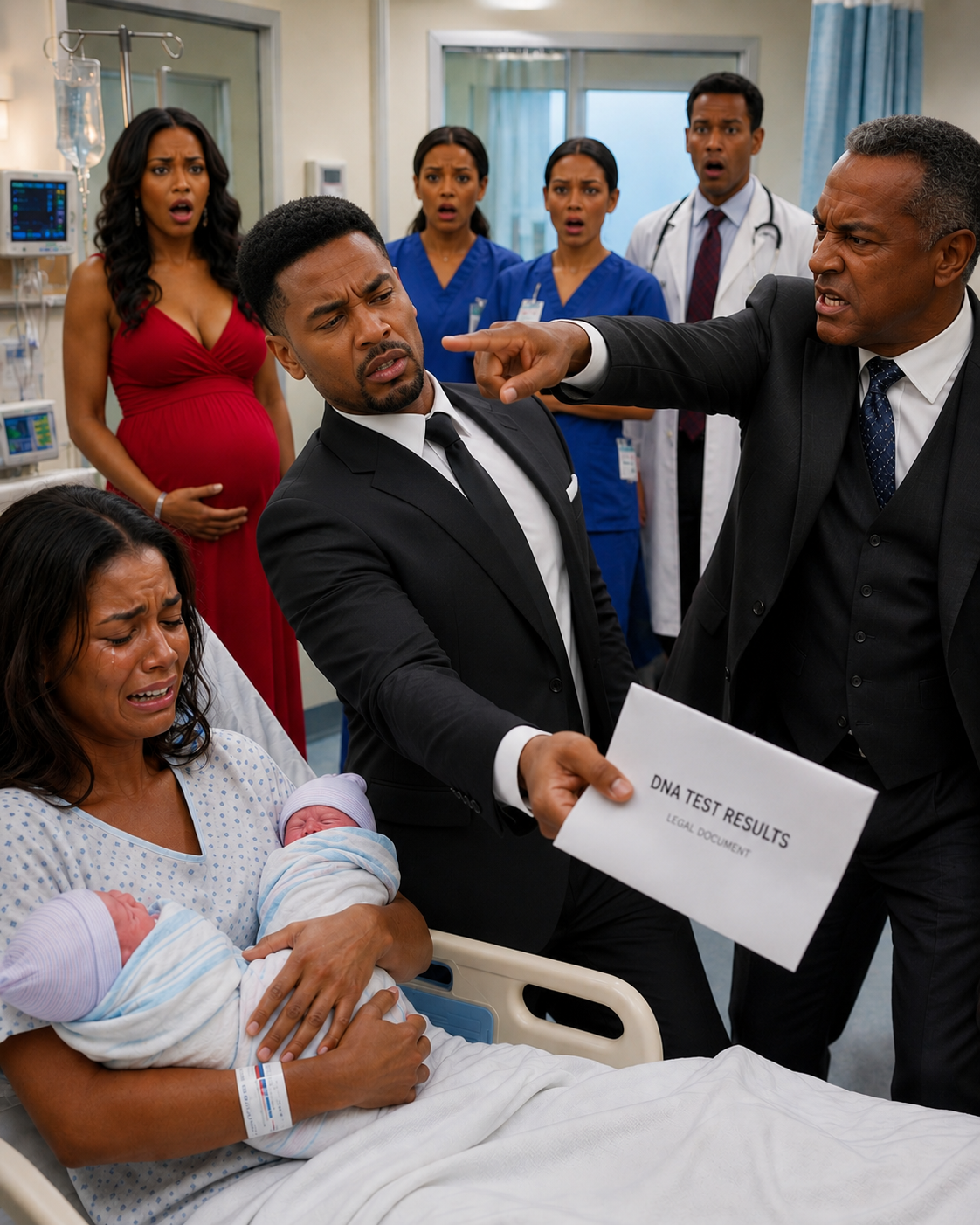 Sitting by my premature twins’ incubators, my husband dropped a folder of divorce papers onto my lap. His pregnant mistress stood behind him, smirking while wearing my custom maternity coat. “I emptied the joint accounts,” he whispered coldly.