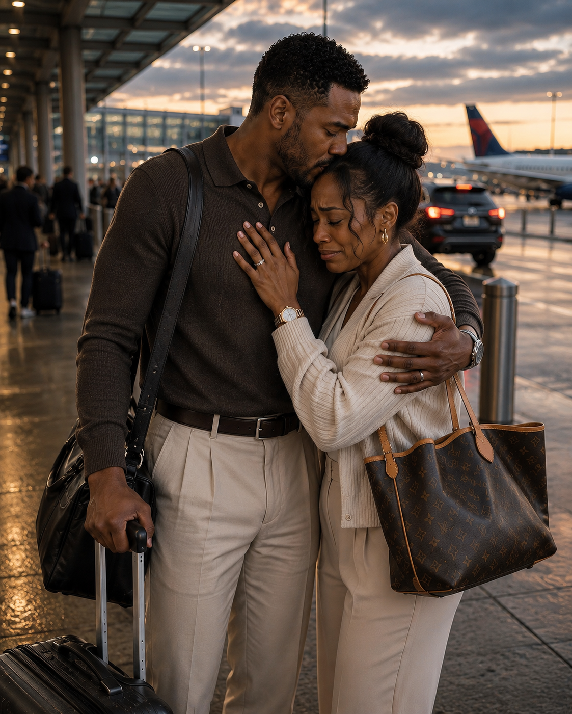 I Cried at the Airport as My Husband Left for “Zurich