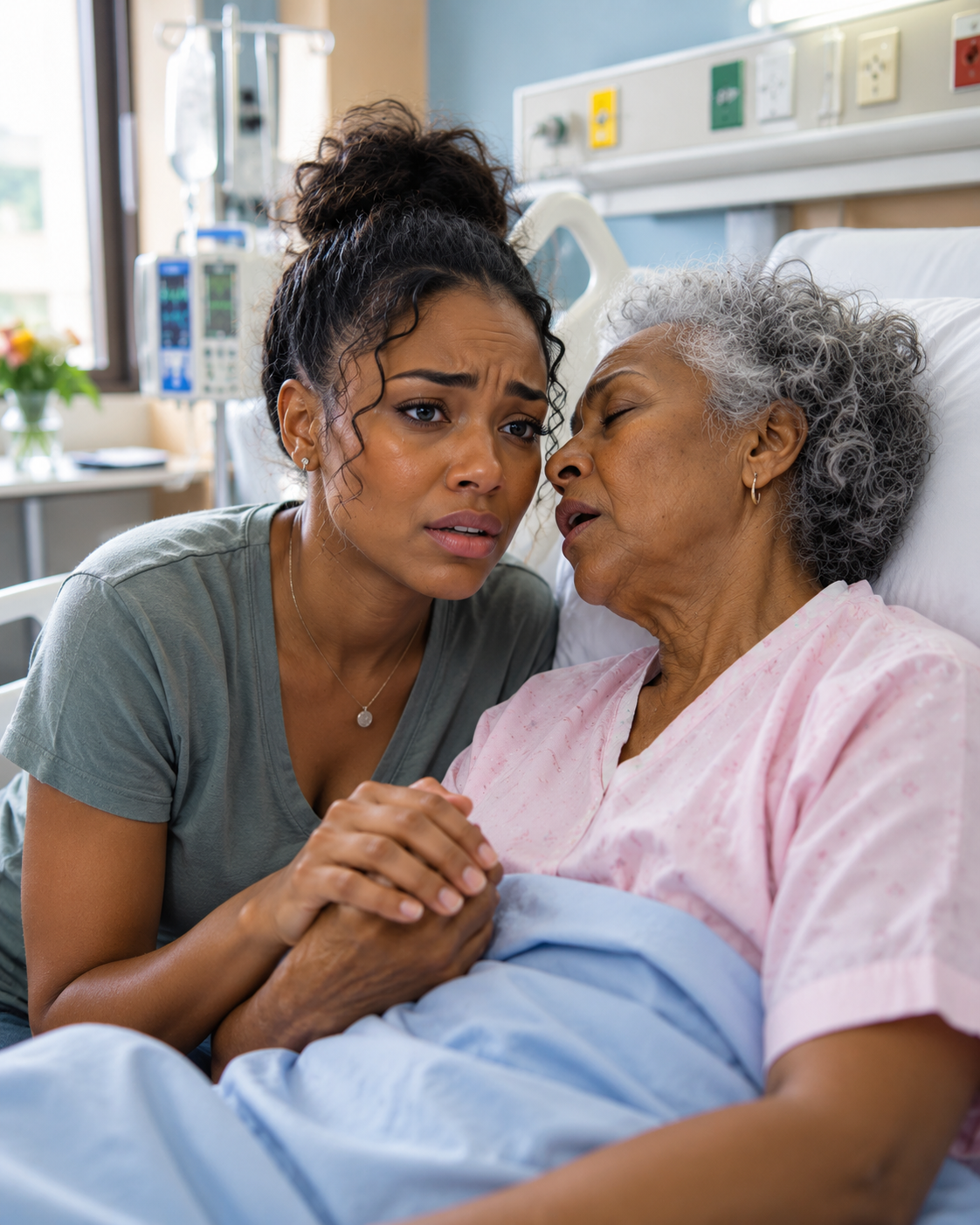 While my grandmother lay dying, my parents and sister never visited—not once. I was the only one holding her hand when she whispered, “After I’m gone, look behind the family portrait in the living room.”