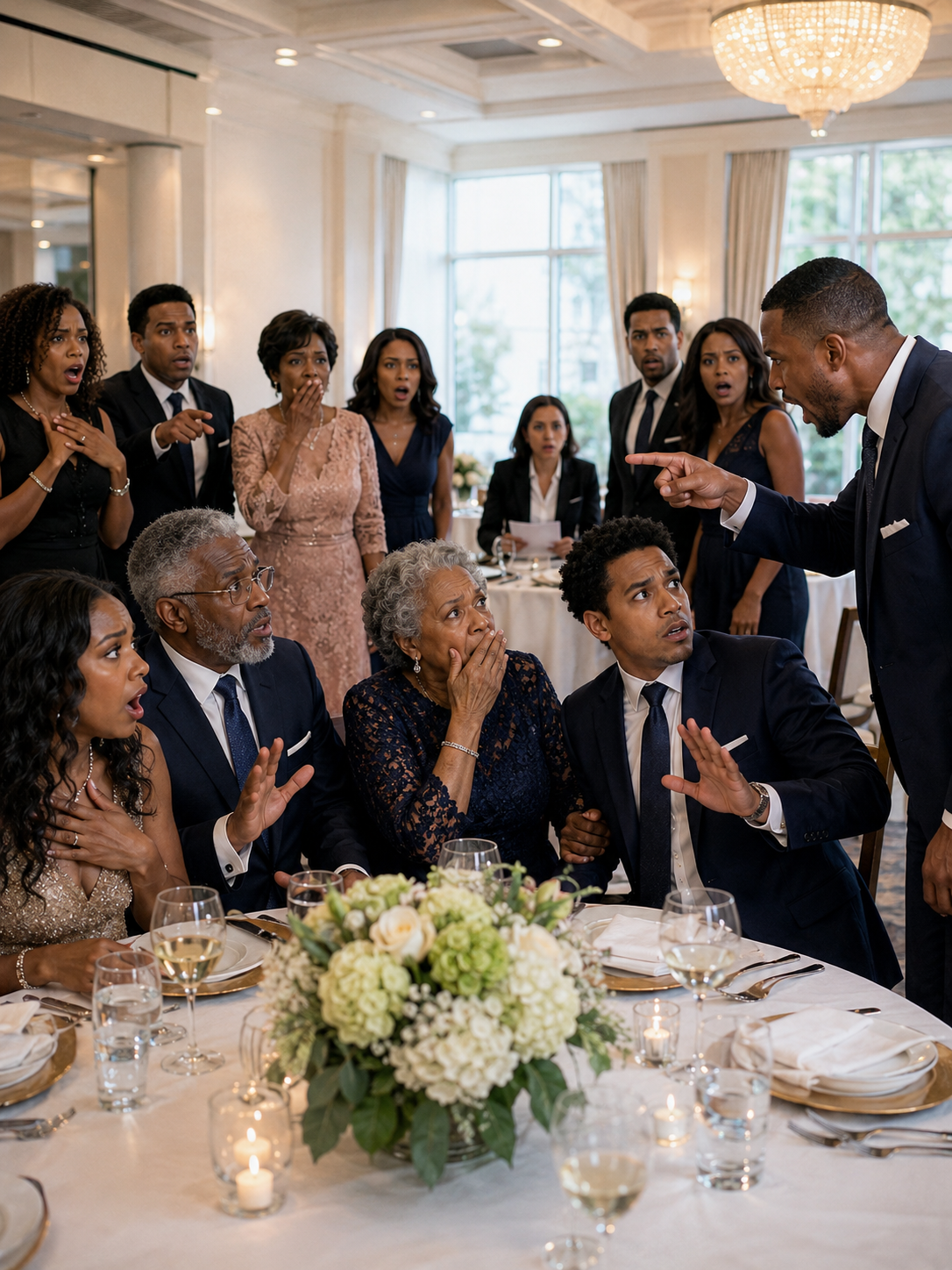 My dad told me, “Come to dinner with your brother’s fiancée, but hide the fact that you’re his sister. Her family are federal judges, and it would be embarrassing.” They tucked me away at a table in the back. But the moment her judge grandparents spotted me, they froze mid-step and breathed out, “Ma’am… this is unexpected.”