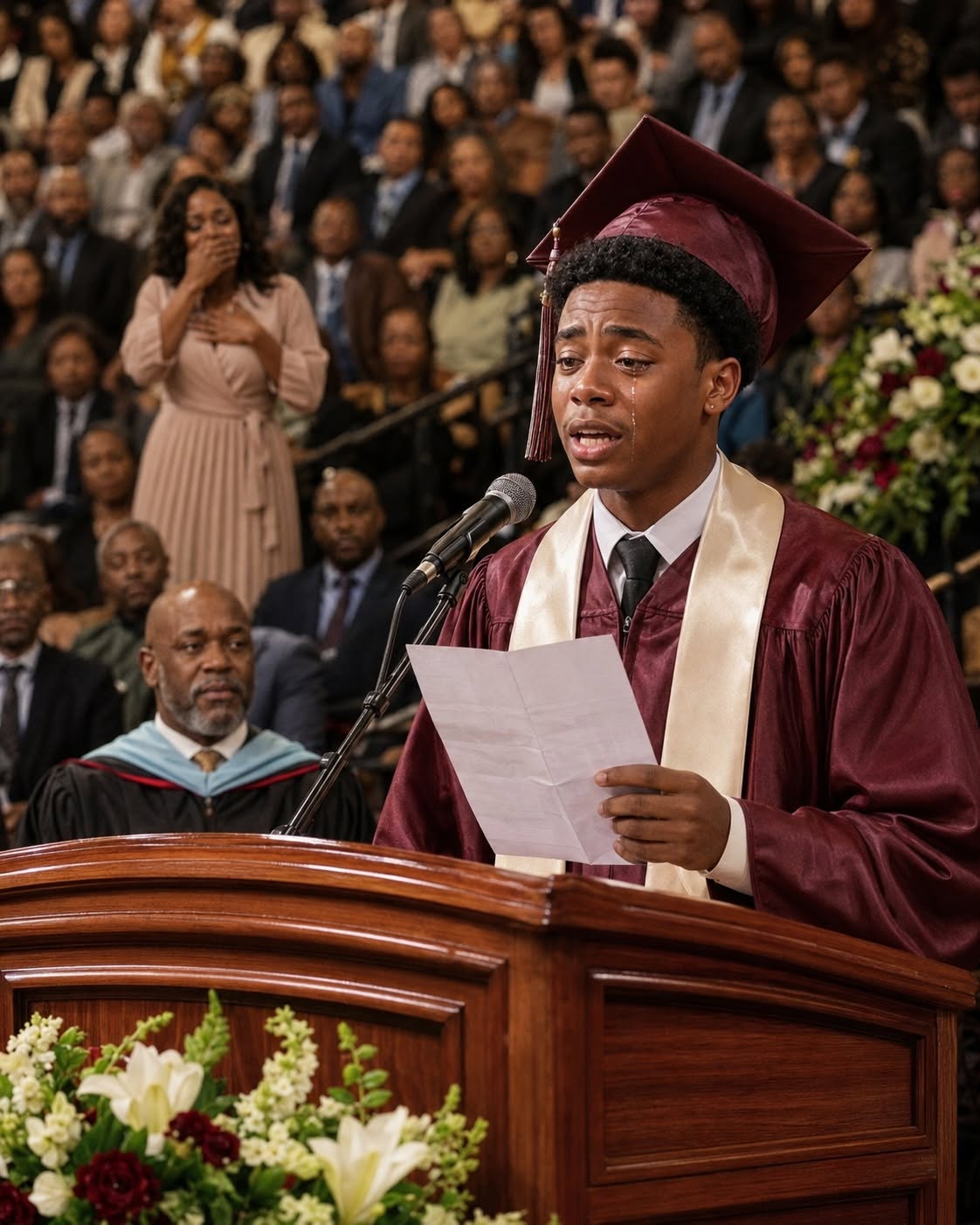My Son’s Valedictorian Speech Stopped Halfway Through – Then He Looked at His Stepfather and Said, ‘Now Everyone Will Find Out What You Did