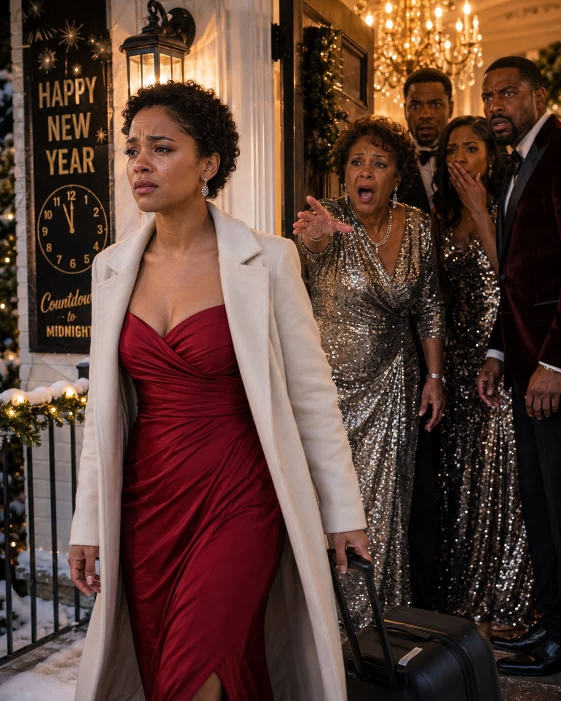 On New Year’s Eve, mom gave presents to every grandchild except mine, so I quietly left and said never to invite us again—then at 6:00 a.m. on January 1, my family’s “new year’s gift” arrived at their door…