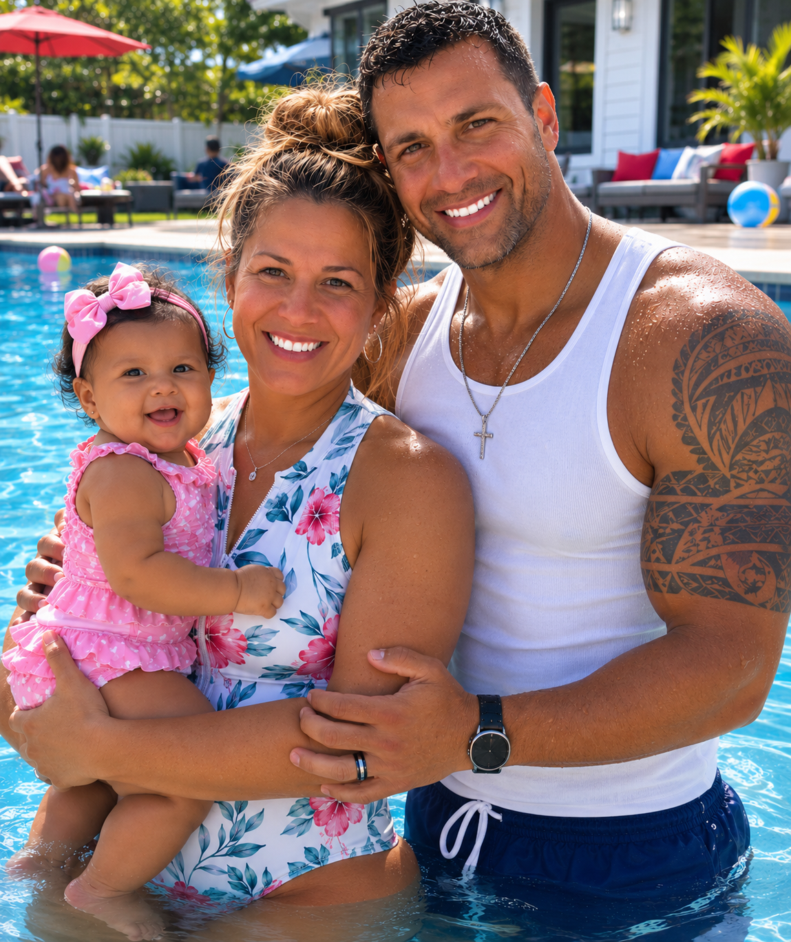 I Hired an Actor to Play My Boyfriend at a Pool Party Where My Husband Arrived With the Woman He Left Me For – What My Fake Date Did Next Left Everyone Speechless