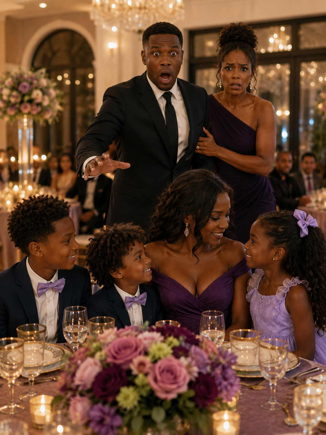 My ex arrived at the restaurant with an engagement ring and ended up staring in panic at my 5-year-old triplets. “Tell me the truth now,” she demanded. I gathered my children’s jackets, called my lawyer, and left a 12-second audio recording on the table… because the woman sitting next to her had answered my phone the night I was in the hospital
