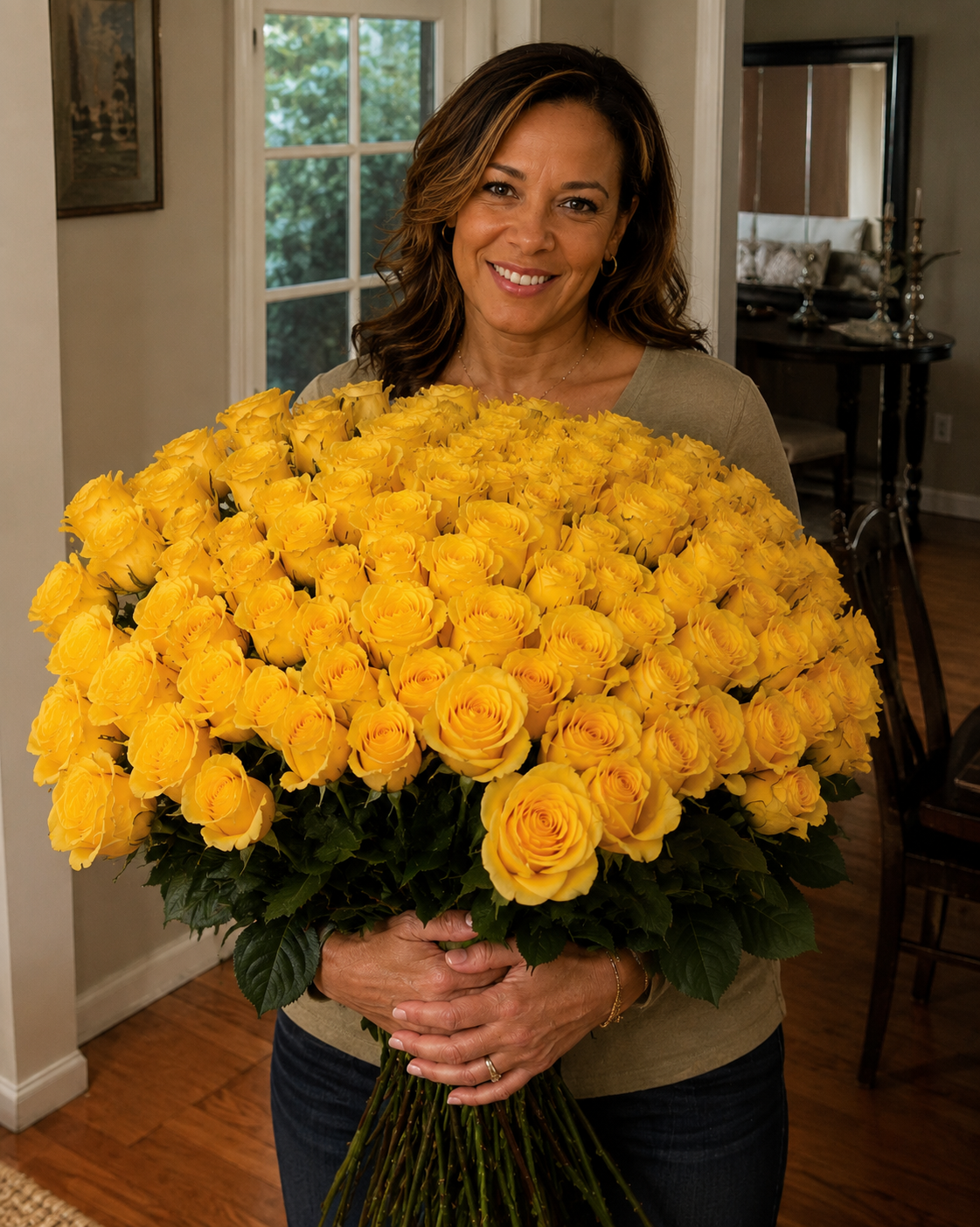 I Received 100 Yellow Roses While My Husband Was Away on a Business Trip – The Number of Flowers Made Me Call the P0lice