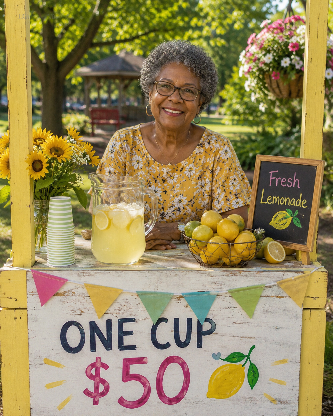 I Sold Lemonade on My Porch Every Summer for 32 Years – This July, a Man in a Black Car Pulled Up and I Froze