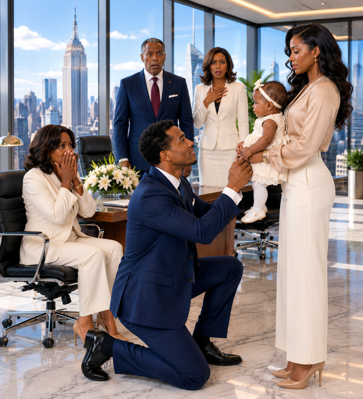 I Walked Into My Billionaire Husband’s Secret Divorce Meeting Carrying The Daughter He Never Knew Existed—Then His Father Confessed To The Ultimate Betrayal