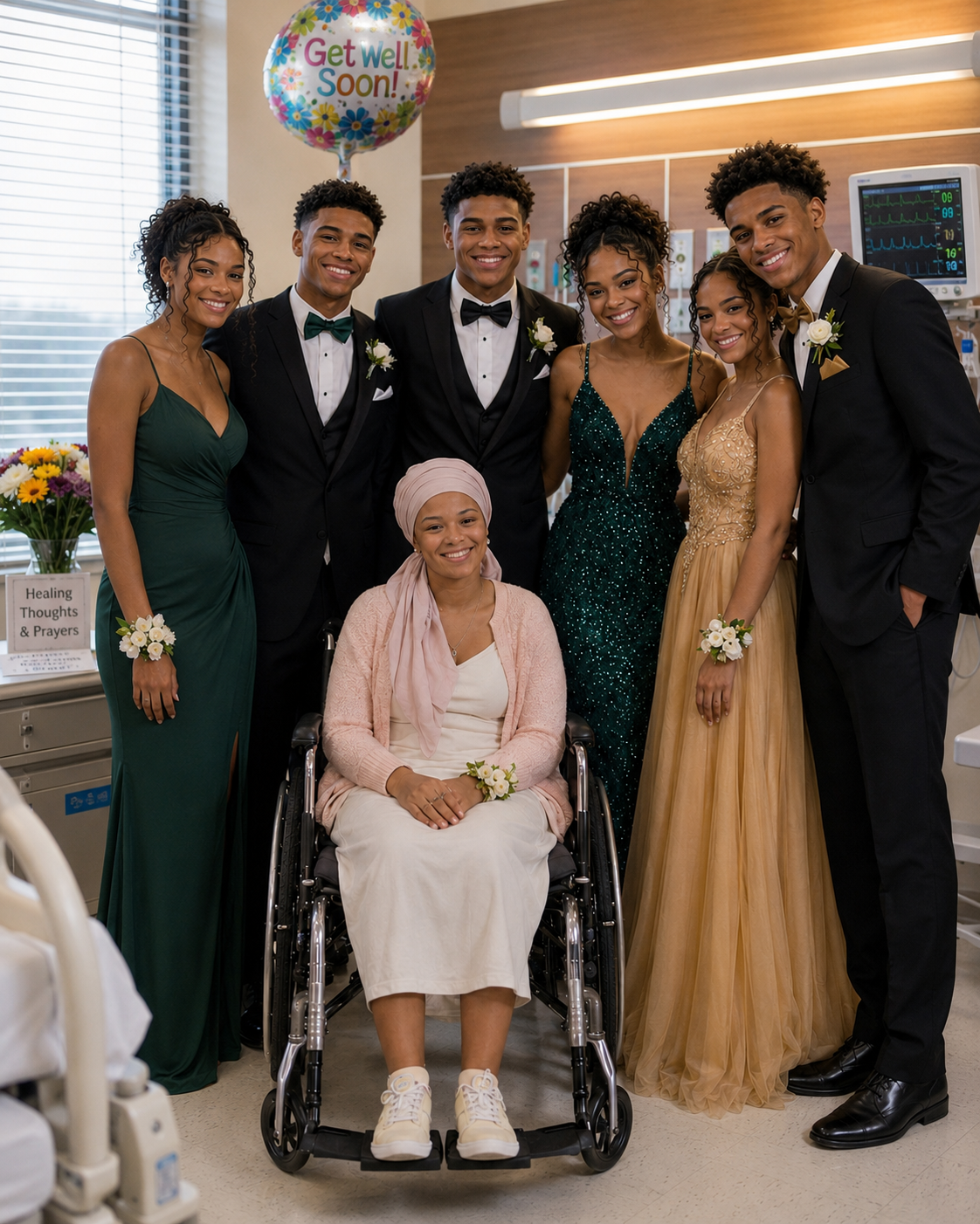 My Daughter's Classmates Held Prom in Her Hospital Room Because She Couldn't Attend Due to Her Illness – Then One of Them Handed Me an Envelope and Said, 'Here's the Real Reason We're Here'