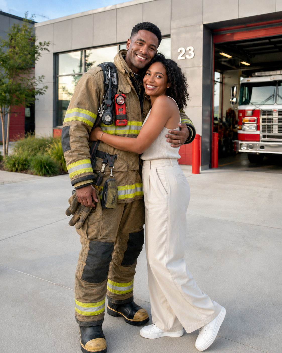 I Surprised My Firefighter Husband on His Birthday—Then His Captain Pulled Me Aside.